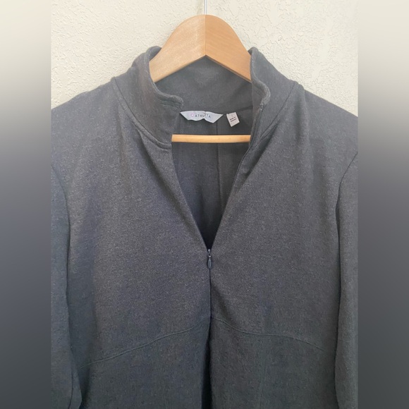 NWOT Athleta Dark Gray Cassidy Long Sleeve Dress Size L. - Picture 3 of 16